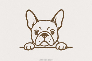French Bulldog PNG, Digital, an Illustration by SharpMarketplace