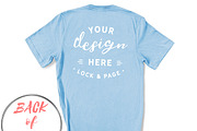 Back Of T-Shirt BC3001 Mockup Bundle, a Shirt Mockup by lock and page (Thumbnail 15 of 88)