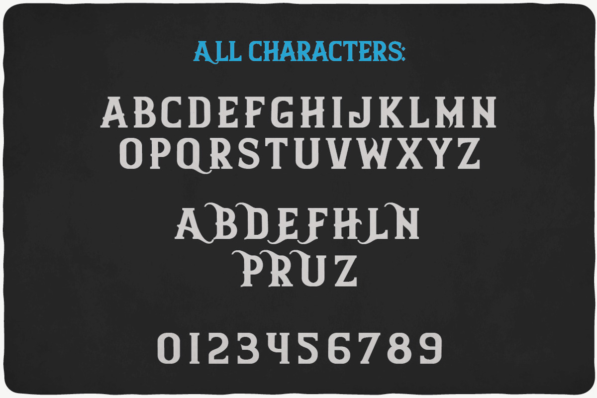 Finest Whiskey Font preview 2
