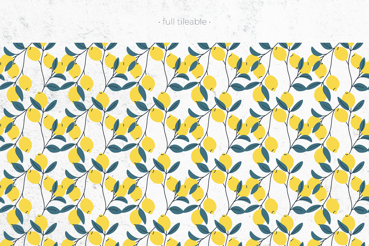 Lemon Cliparts, Frames & Patterns, a Decorative Illustration by Panna Limon Store (Photo 16 of 18)