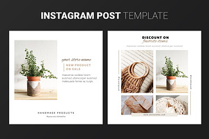 Canva Instagram Minimalist Post