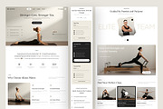 Alluna – Pilates Studio Landing Page, a Websites & App Template by peterdraw (Thumbnail 2 of 3)