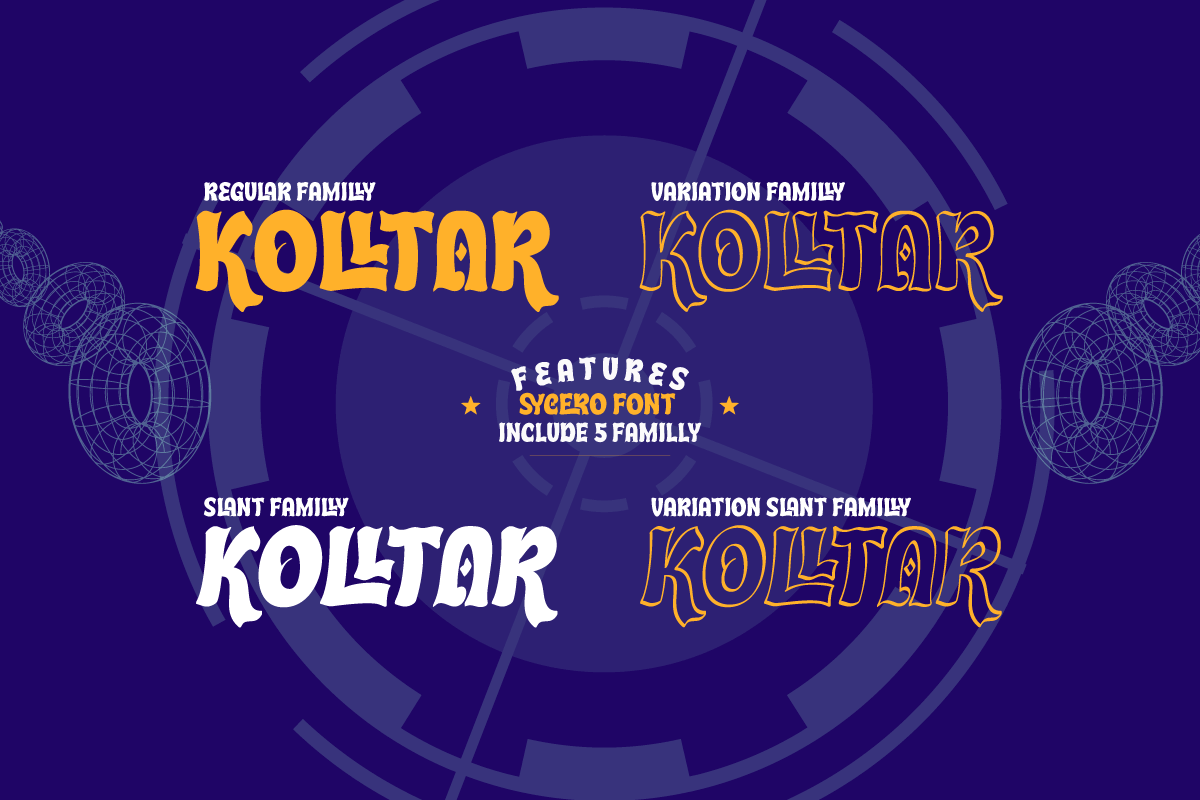 Sycero - Game Display Font, a Sans Serif Font by twinstd (Photo 4 of 10)