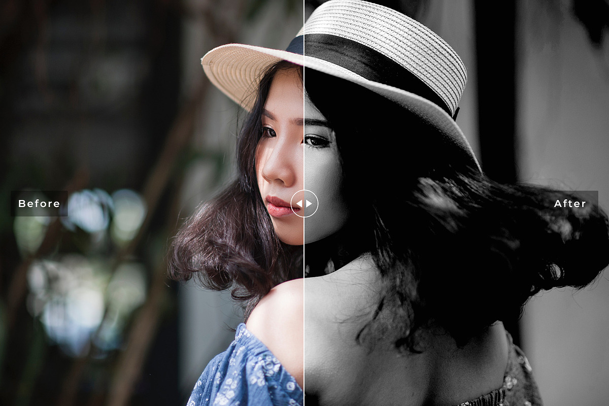 Monochrome Lightroom Presets Pack preview 2