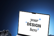 MacBook Mockup PSD, a Mac Mockup by mockeyai (Thumbnail 3 of 3)