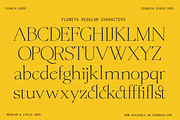 Fluneta, a Serif Font by zeenesia (Thumbnail 19 of 21)