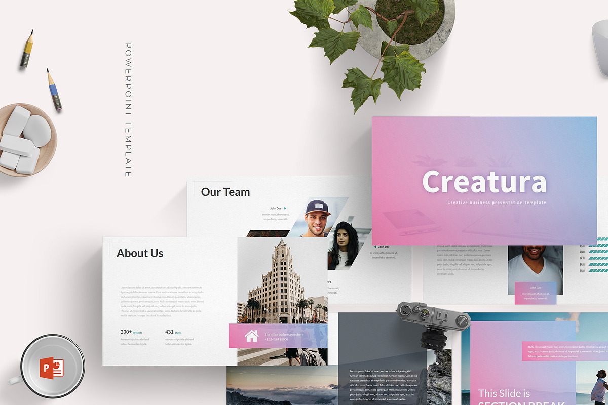 Creatura - Powerpoint Template, a Presentation Template by AQR Studio ...