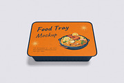 Food Tray Mockup, a Packaging Mockup by Pikachudesign (Thumbnail 3 of 5)