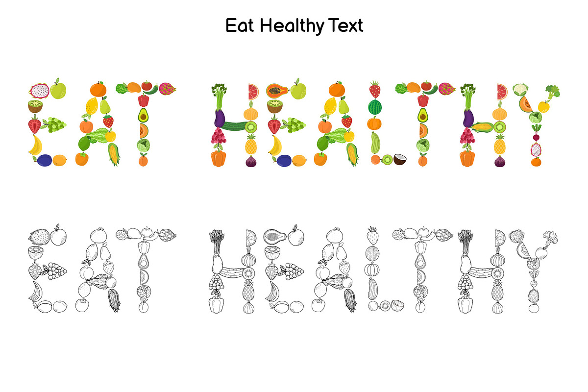 Fruits and Vegetables Clipart Bundle, an Object Graphic by Gulnara Sabirova (Photo 34 of 35)