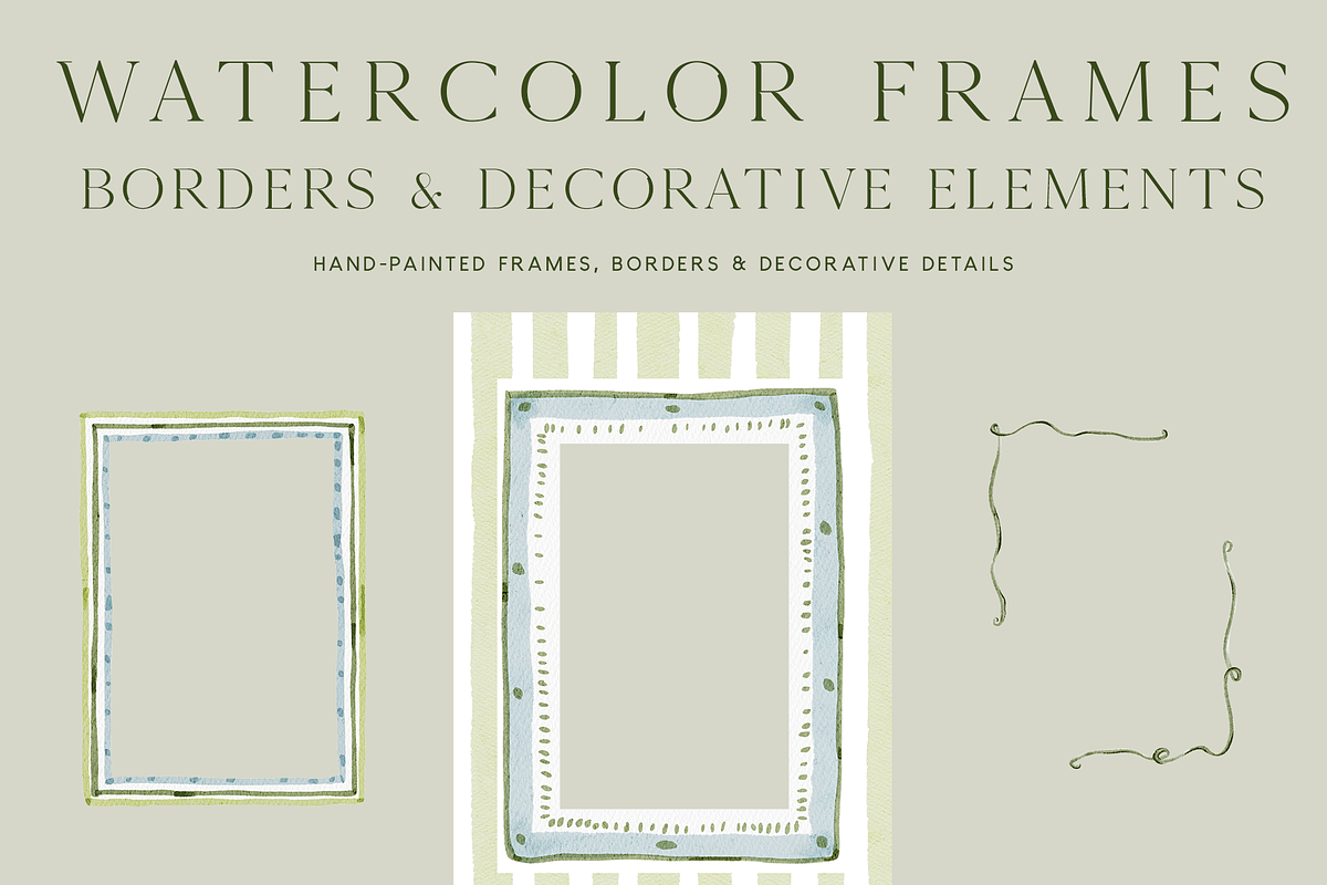 Wildflower Garden Watercolor Set, a Decorative Illustration by Karma (Photo 5 of 15)