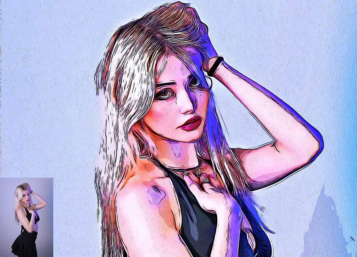 Cartoon Photoshop Action Bundle, an Action Add-On by Studio Retouch (Photo 20 of 22)