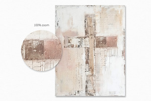 Blush Crosses Paintings