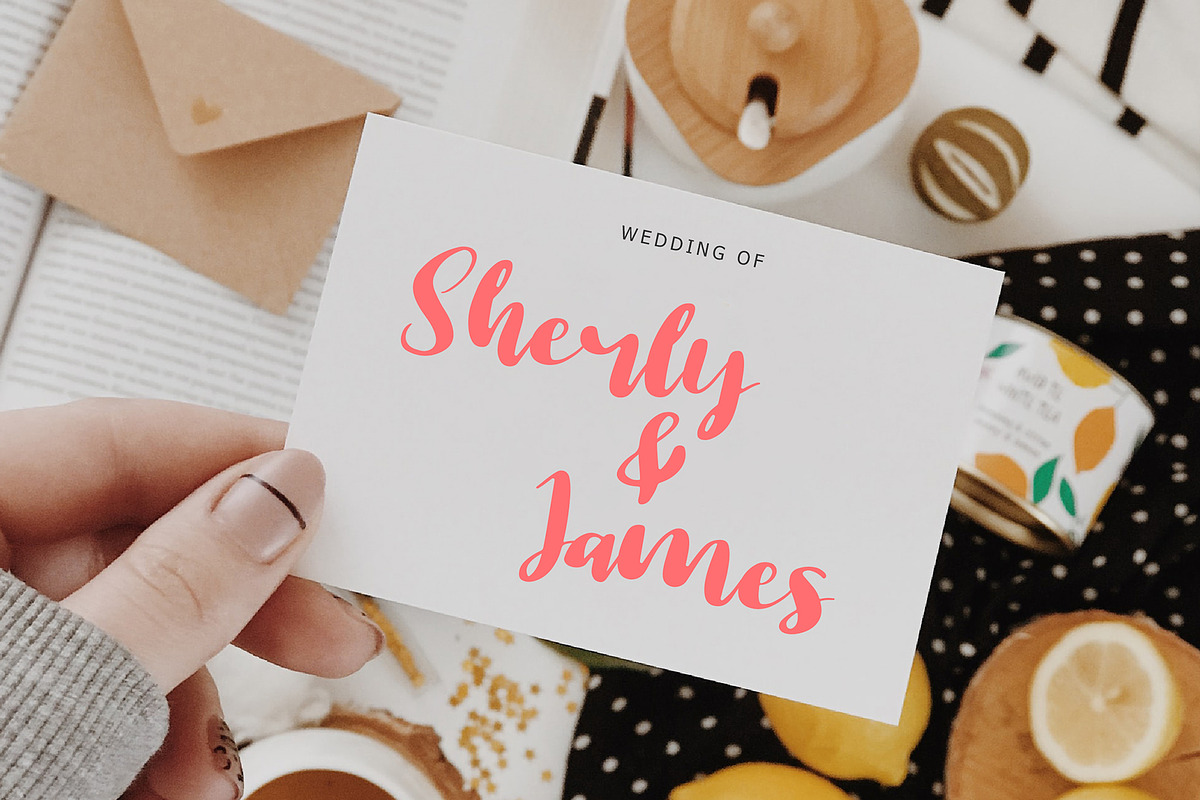 Redina Bold Script Font preview 4