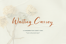 Waiting Cassey | Handwritten Script