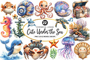 Cute Under the Sea PNG, an Illustration by SinaCreation (Thumbnail 1 of 5)