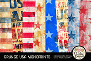 Grunge USA Monoprint Textures, a Texture Graphic by Clikchic Designs (Thumbnail 1 of 5)