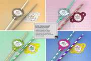 Straw Holder Packaging Mockup, a Cups & Container Mockup by INCDesign (Thumbnail 2 of 6)