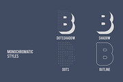 Baku - OTF color font, a Sans Serif Font by Pixnugget (Thumbnail 5 of 9)
