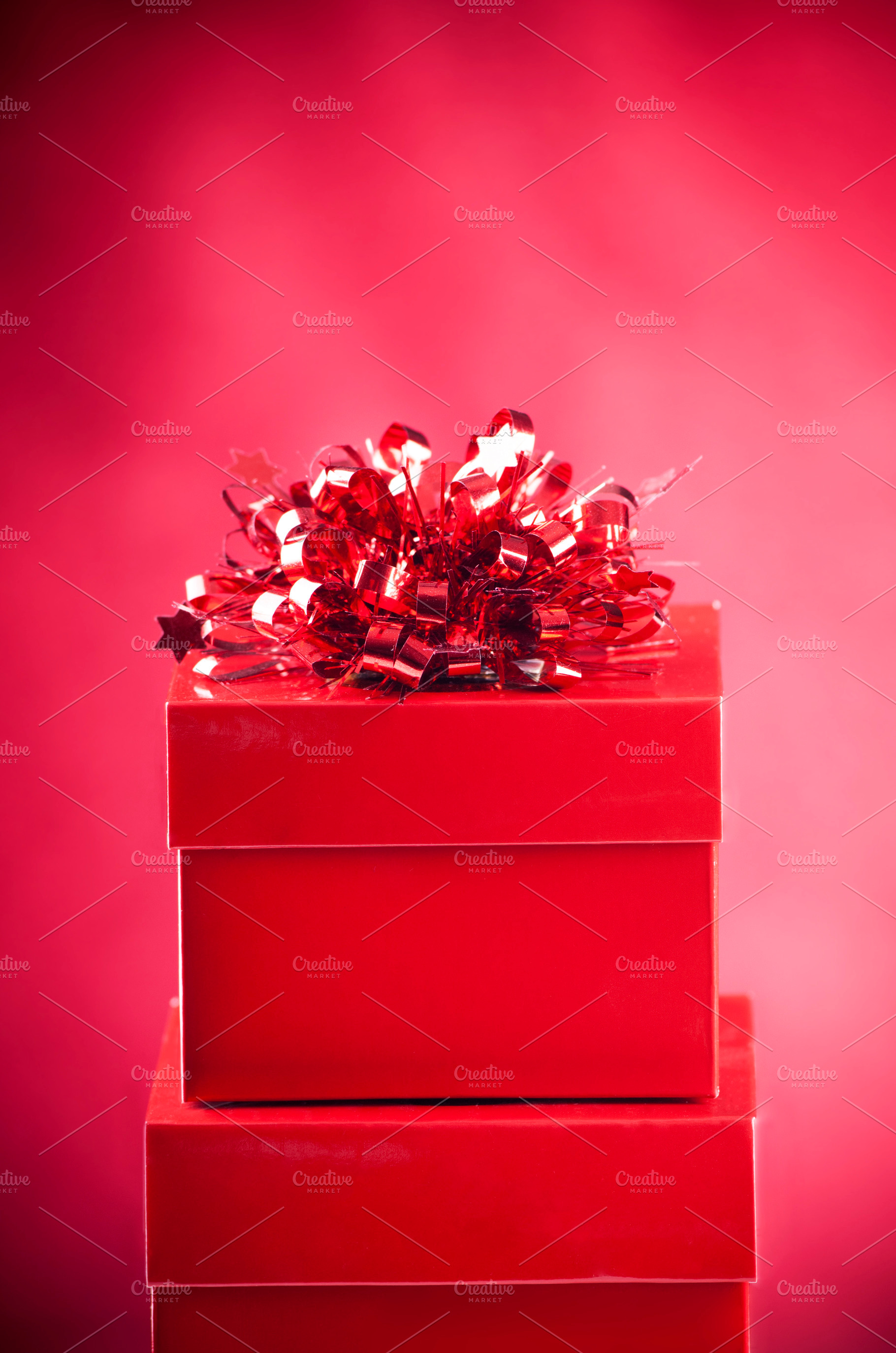 Red Gift Box, a Holiday Photo by THP Creative