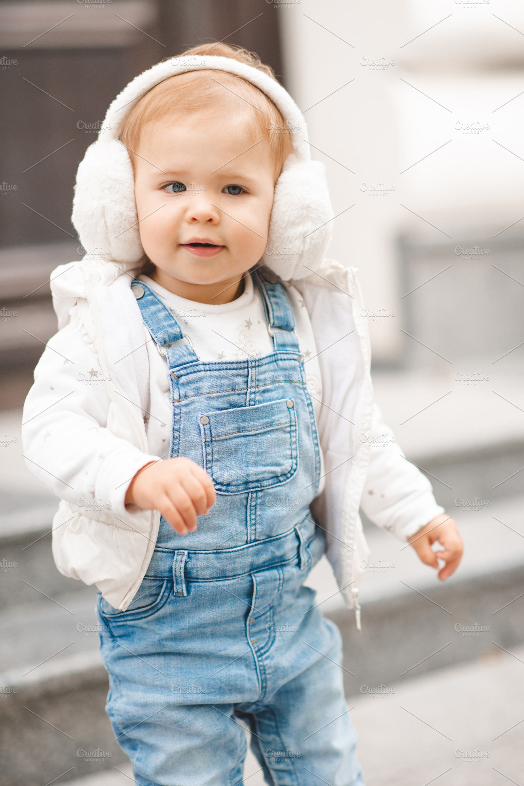 Cute baby girl wear casual cloth, a Person Photo by morrowlight