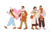 Cute Valentine’s Day People, a Person Illustration by vik.stock (Thumbnail 3 of 7)