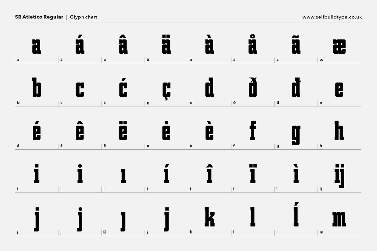 Atletico slab serif (3 fonts), a Slab Serif Font by SelfBuild Type (Photo 13 of 16)