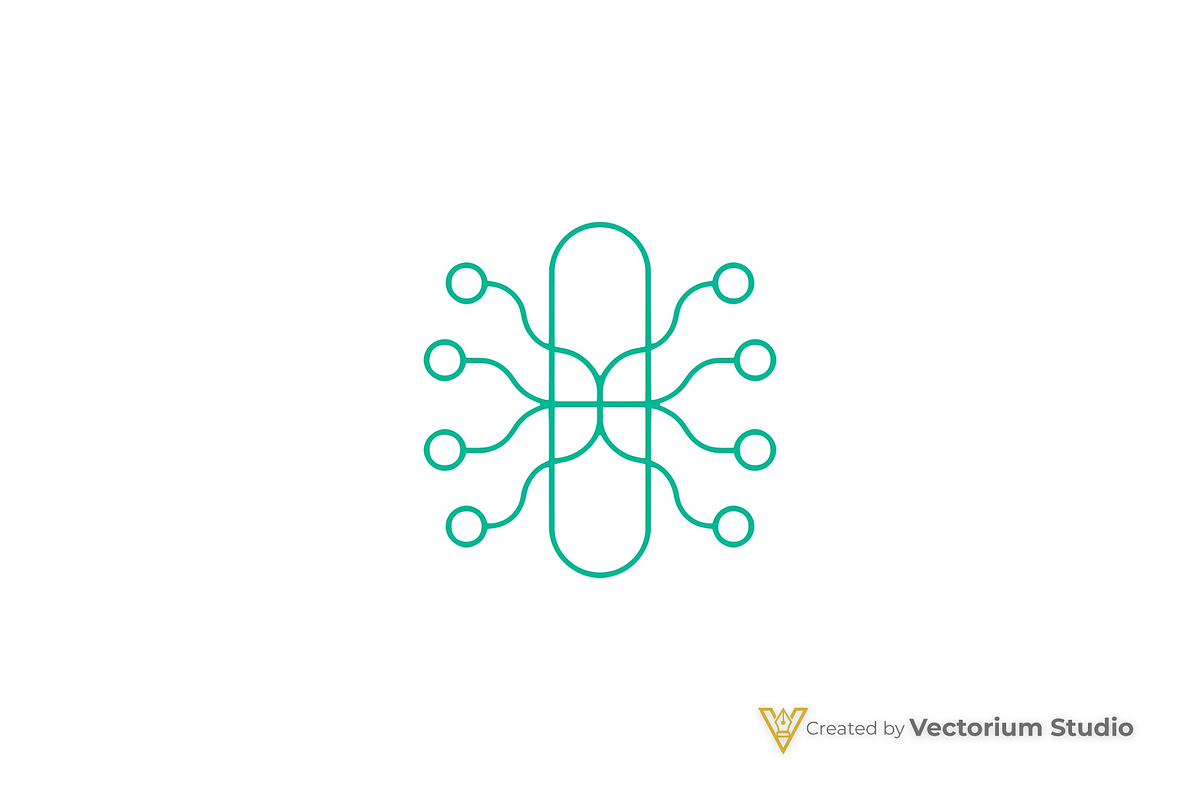 Circuit Node Abstract Logo, a Branding & Logo Template by Vectorium Studio (Photo 13 of 16)