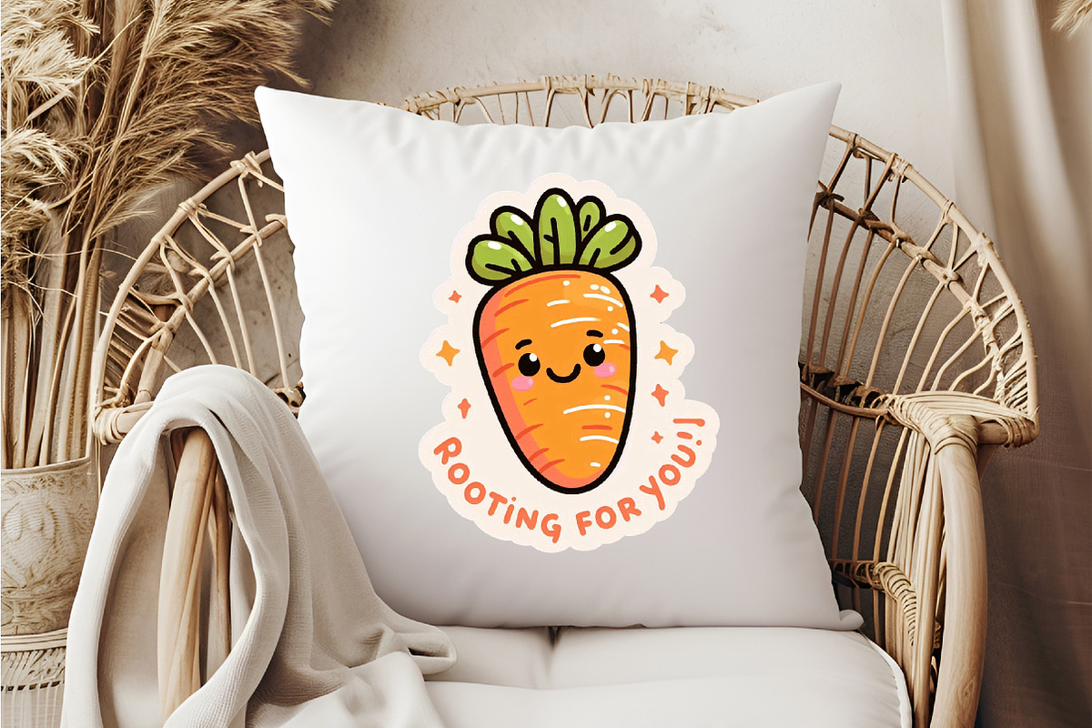 Funny,Rooting For You Sticker PNG, an Illustration by DreamCafeArt (Photo 5 of 7)