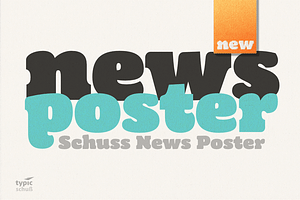 Schuss News Poster 1 Font