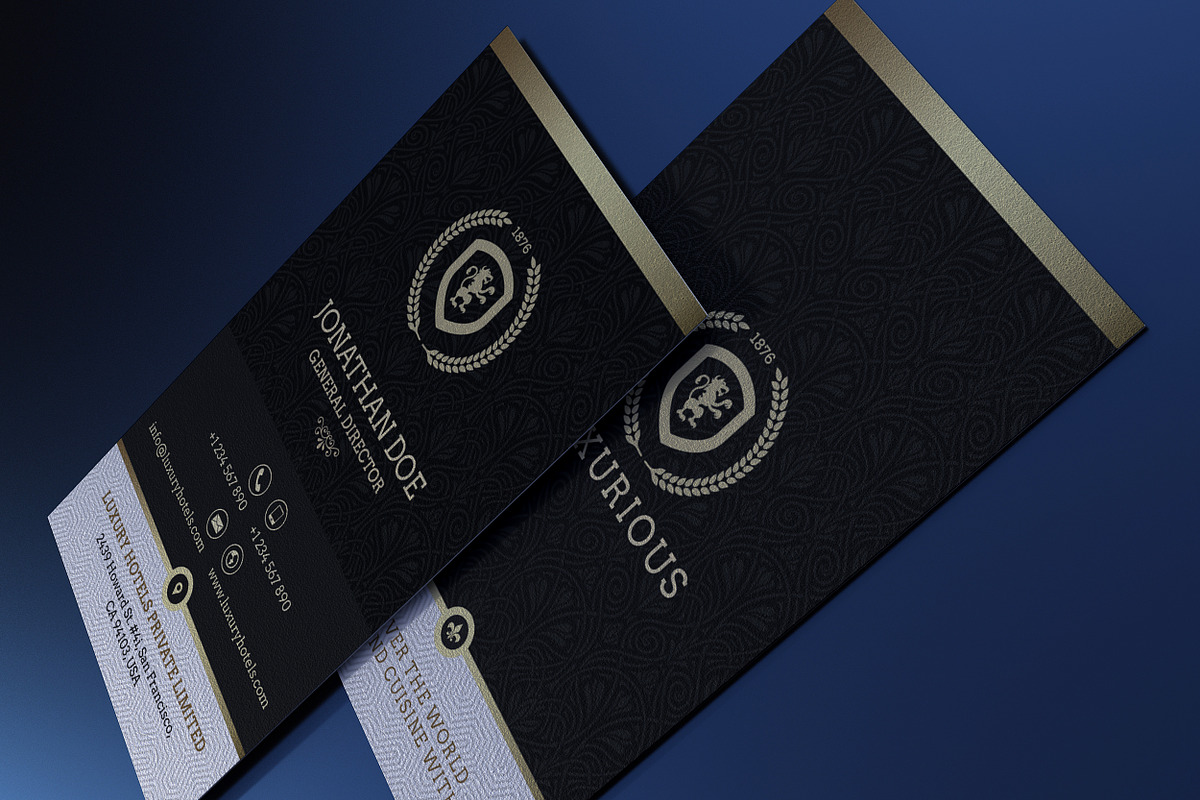 100 Modern Business Card Bundle, a Business Card Template by GraphicsEgg (Photo 27 of 102)