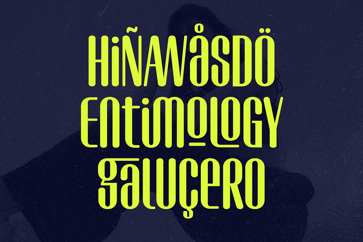 Olinkage – Modern Condensed Display, a Sans Serif Font by Haps Space (Photo 14 of 16)