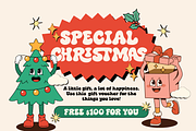 Frostbite Christmas – Groovy Font, a Handwritten Font by Ainun Jinan (Thumbnail 7 of 12)