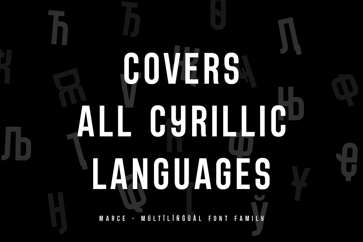 Marce - Powerful Font Family, a Font by alpercakici (Photo 16 of 16)