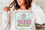 Happy New Year 2026 PNG, an Illustration by SinaCreation (Thumbnail 8 of 11)