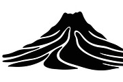 collection of volcano silhouettes, an Illustration by Amazin_art (Thumbnail 7 of 31)