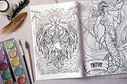 BESTIARY - Coloring Book, a Decorative Illustration by AntonPix Studio (Thumbnail 2 of 20)