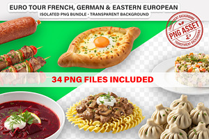 European Food - PNG Asset Bundle