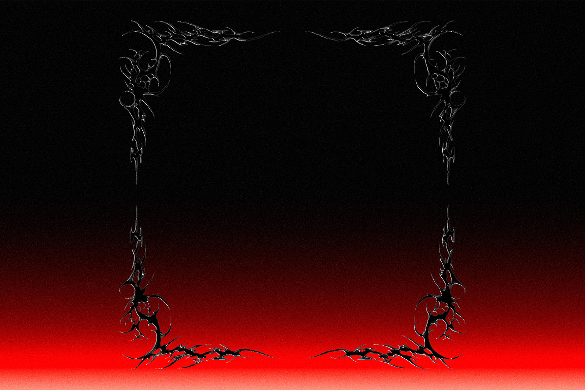 8 Cyber Sigilism Frame, an Object Graphic by BonkiStudio (Photo 8 of 9)