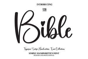 Bible Script Font