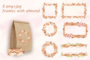 Blossoming Almond watercolor clipart, a Food Illustration by susie-p-art (Thumbnail 7 of 18)