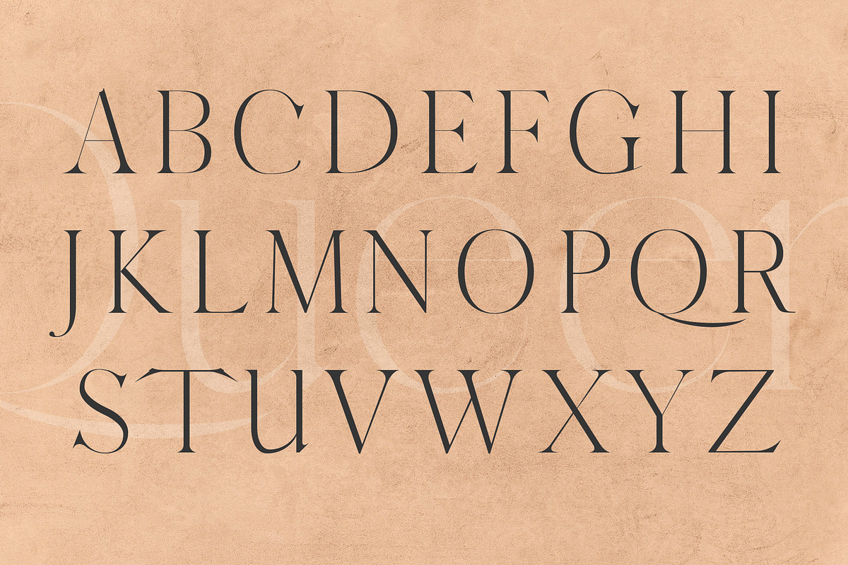 QUEEN: An Elegant Serif Font preview 3