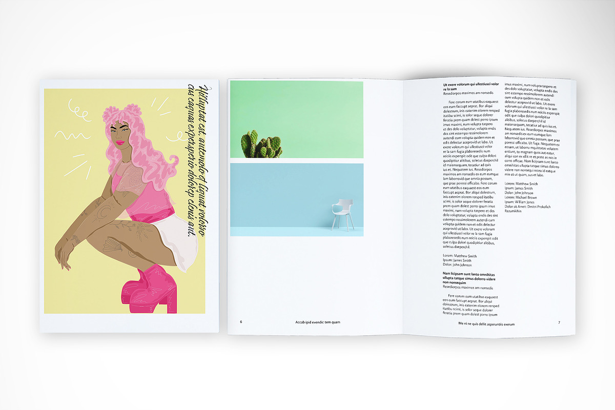 Vivid Expressions Magazine, a Print Template by McLittle Stock (Photo 5 of 5)