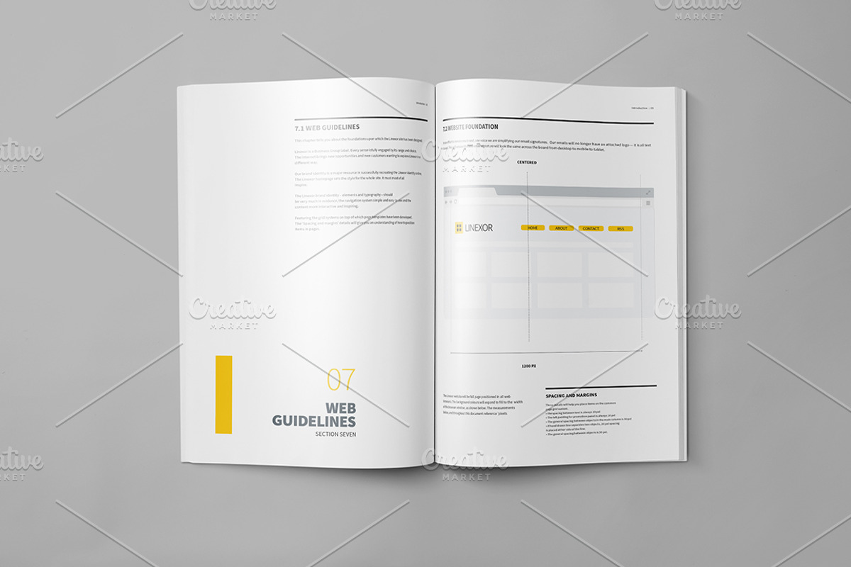 Brand Manual 32 Pages A4 / US Letter, a Brochure Template by Mastergfx (Photo 16 of 35)