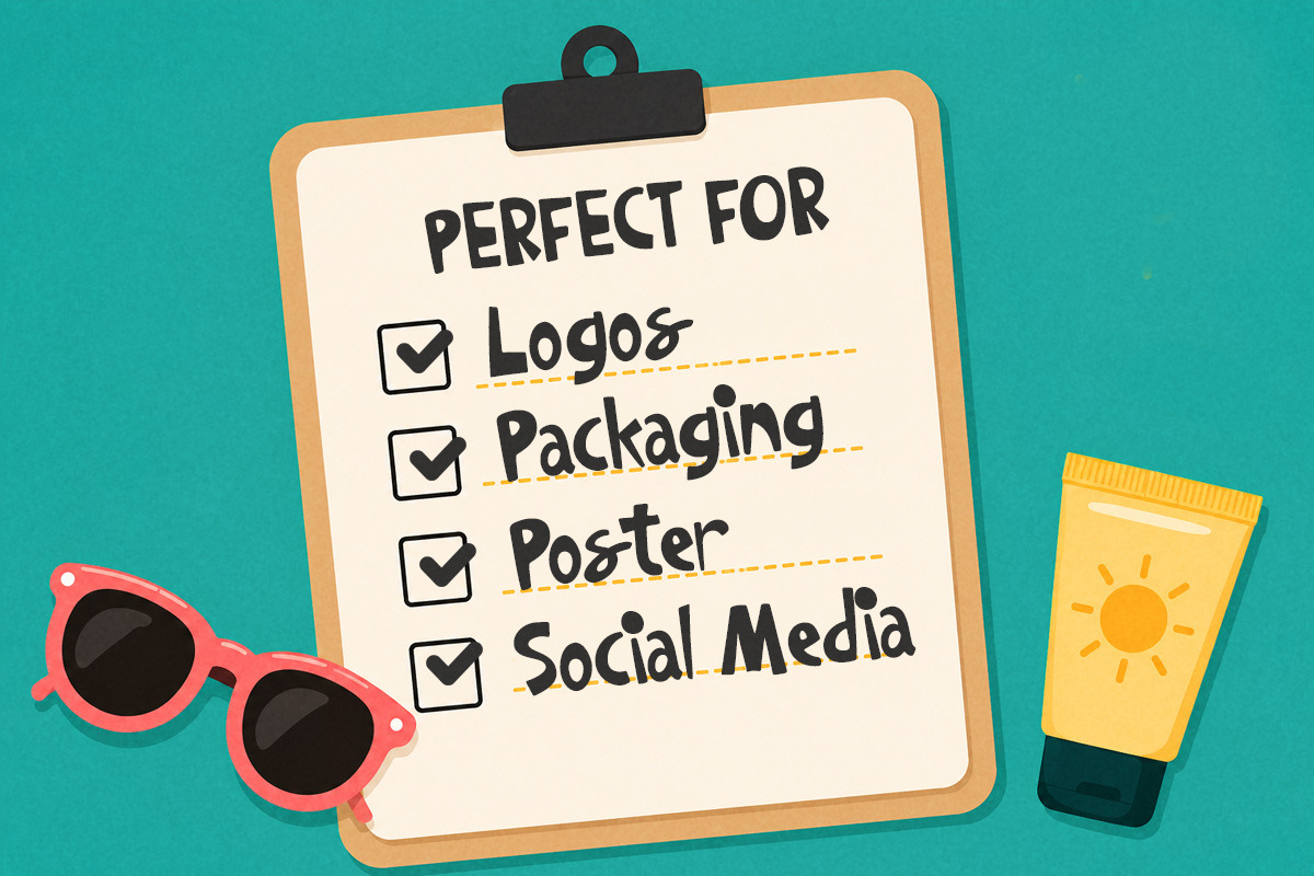 Ordinary Summer Playful Display Font, a Handwritten Font by Littlehand (Photo 7 of 9)