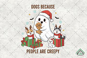 Funny Christmas Dogs PNG, an Illustration by Craft Nest (Thumbnail 1 of 6)