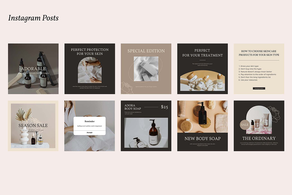 Chocolate Instagram Template Canva, a Social Media Template by Product Experience (Photo 6 of 10)