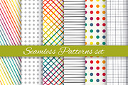 Rainbow geometric patterns, a Pattern Graphic by IreneArt illustrations (Thumbnail 1 of 13)