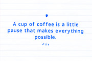 COFFEE TIME - font duo, a Sans Serif Font by Ashiya Pixel (Thumbnail 6 of 8)