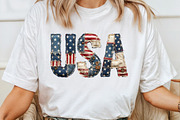 Independence Day USA Patchwork PNG, a Work Illustration by Sublimation Artist (Thumbnail 4 of 9)