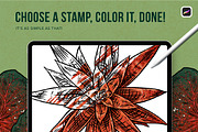 Tropical Stamp Brushes for Procreate, a Brush Add-On by Riveros Illustration (Thumbnail 11 of 14)